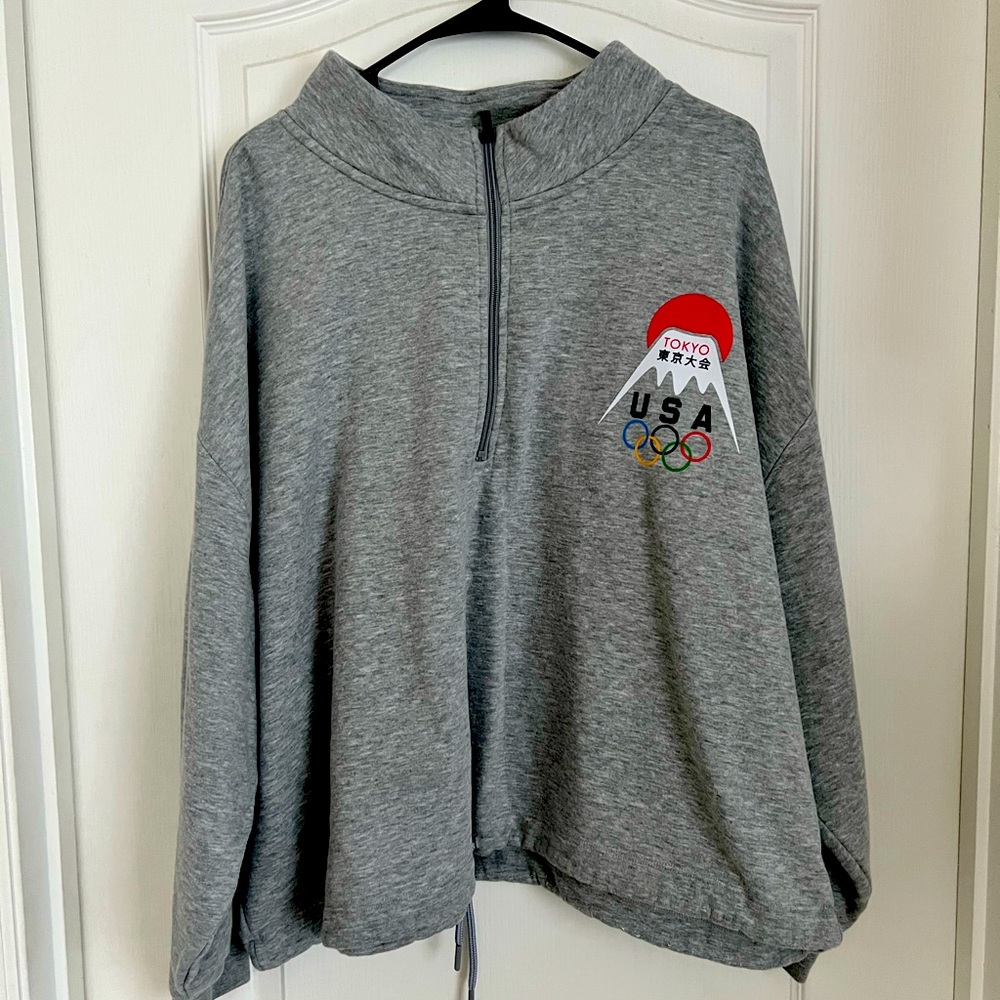 Grey Tokyo Olympic sweater